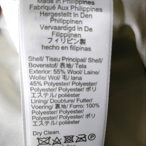 J.Crew Plaid Wool Blend Windowpane Mini Skirt 8 Neutral Preppy Academia Fall - Picture 8 of 9